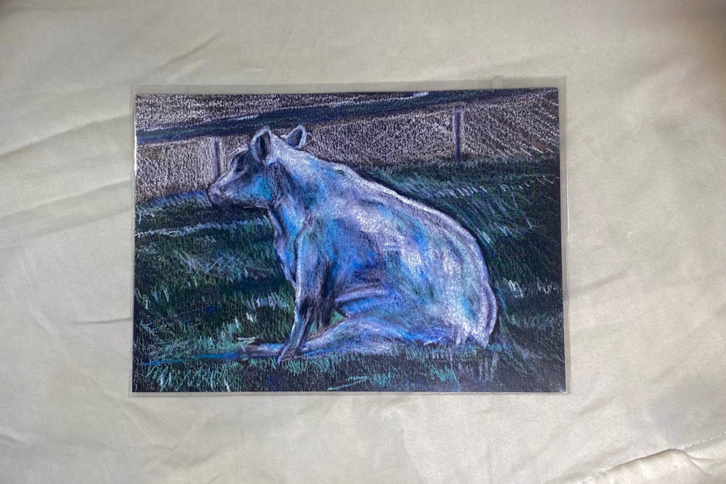Sittin’ Cow Print