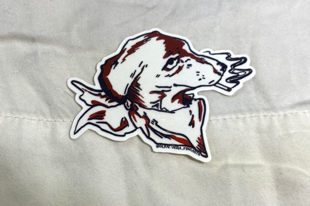 Smokin’ Dog Sticker