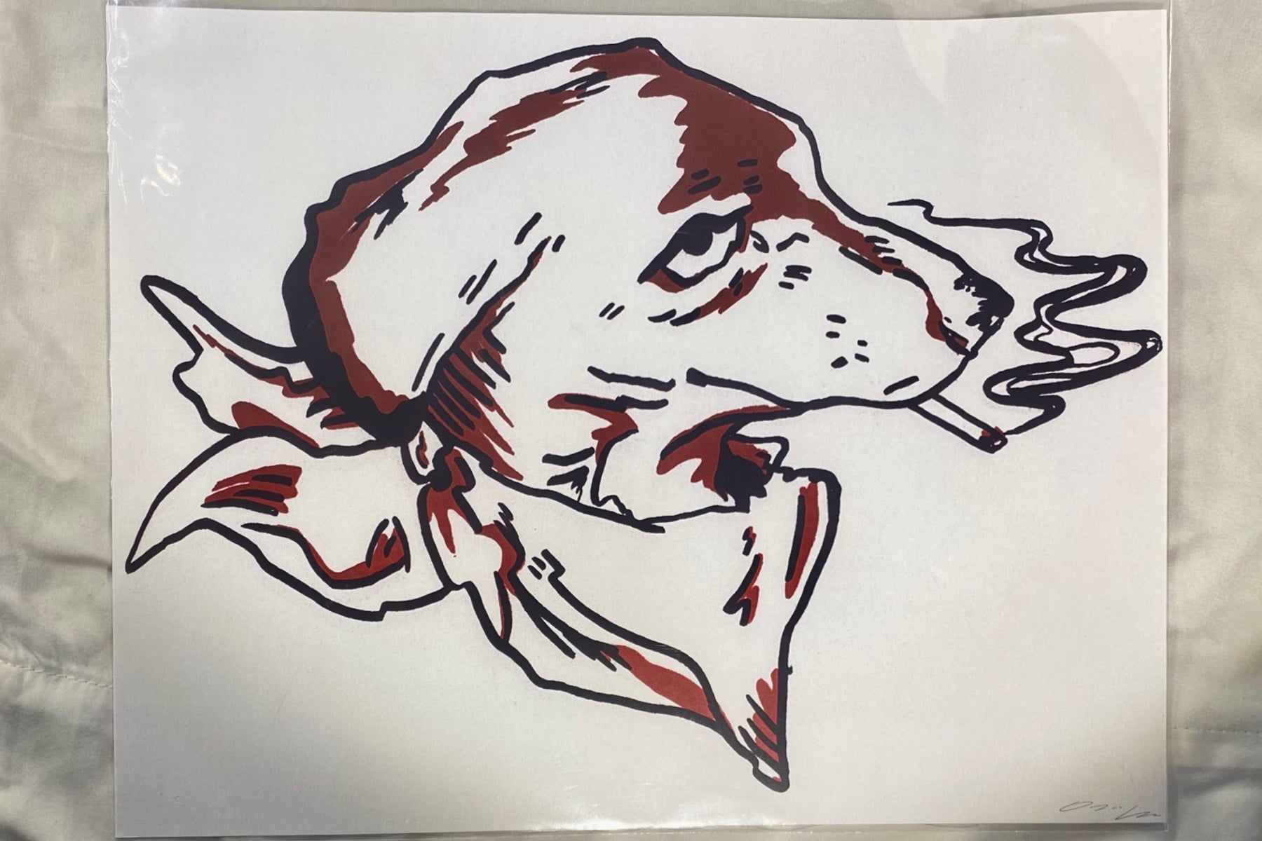 Smokin’ Dog Print