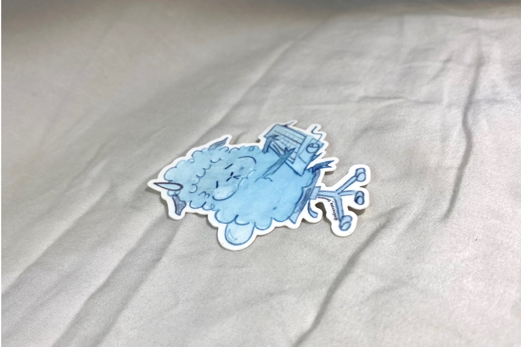 Stressin’ Sheep Sticker