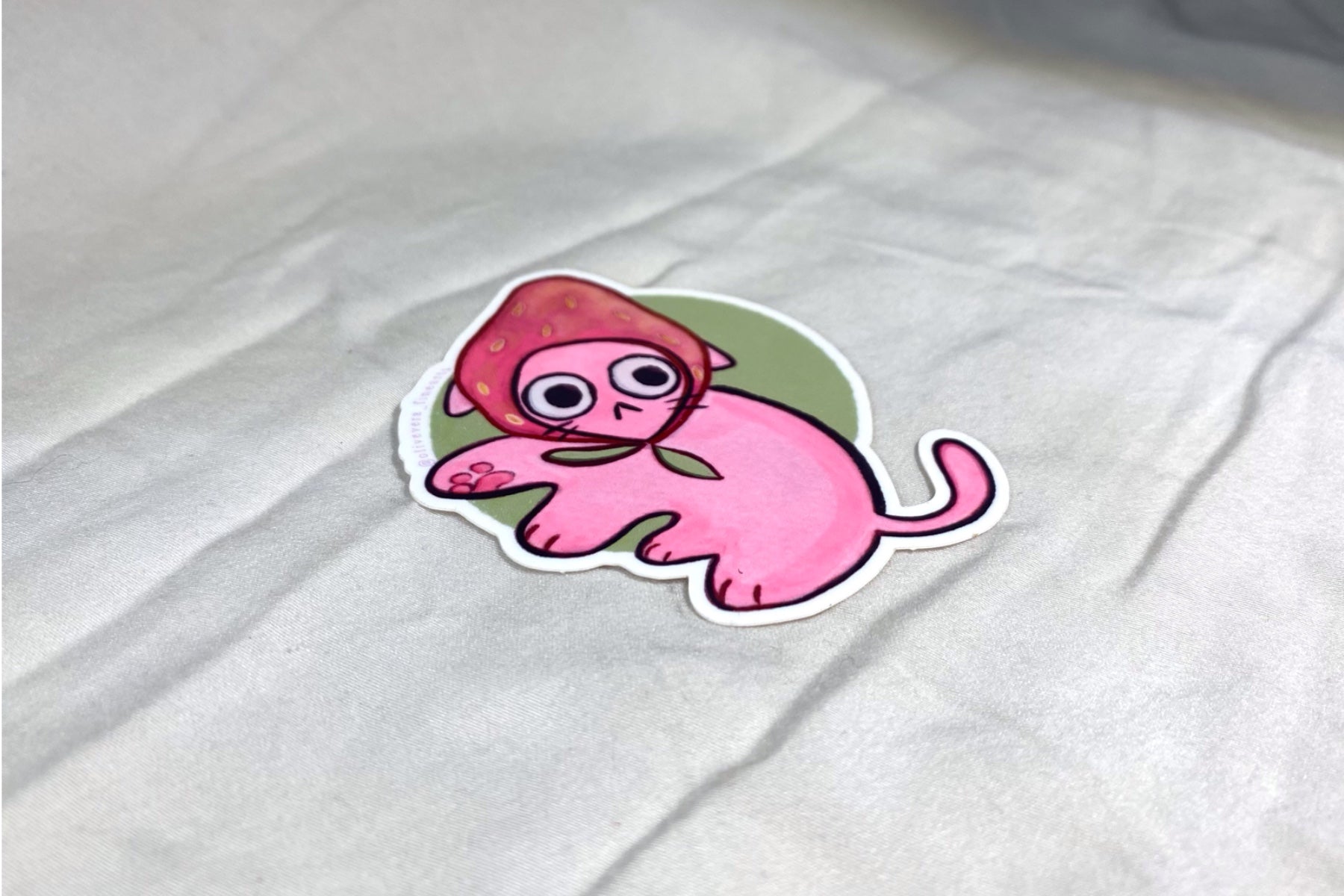 Strawberry Cat Sticker