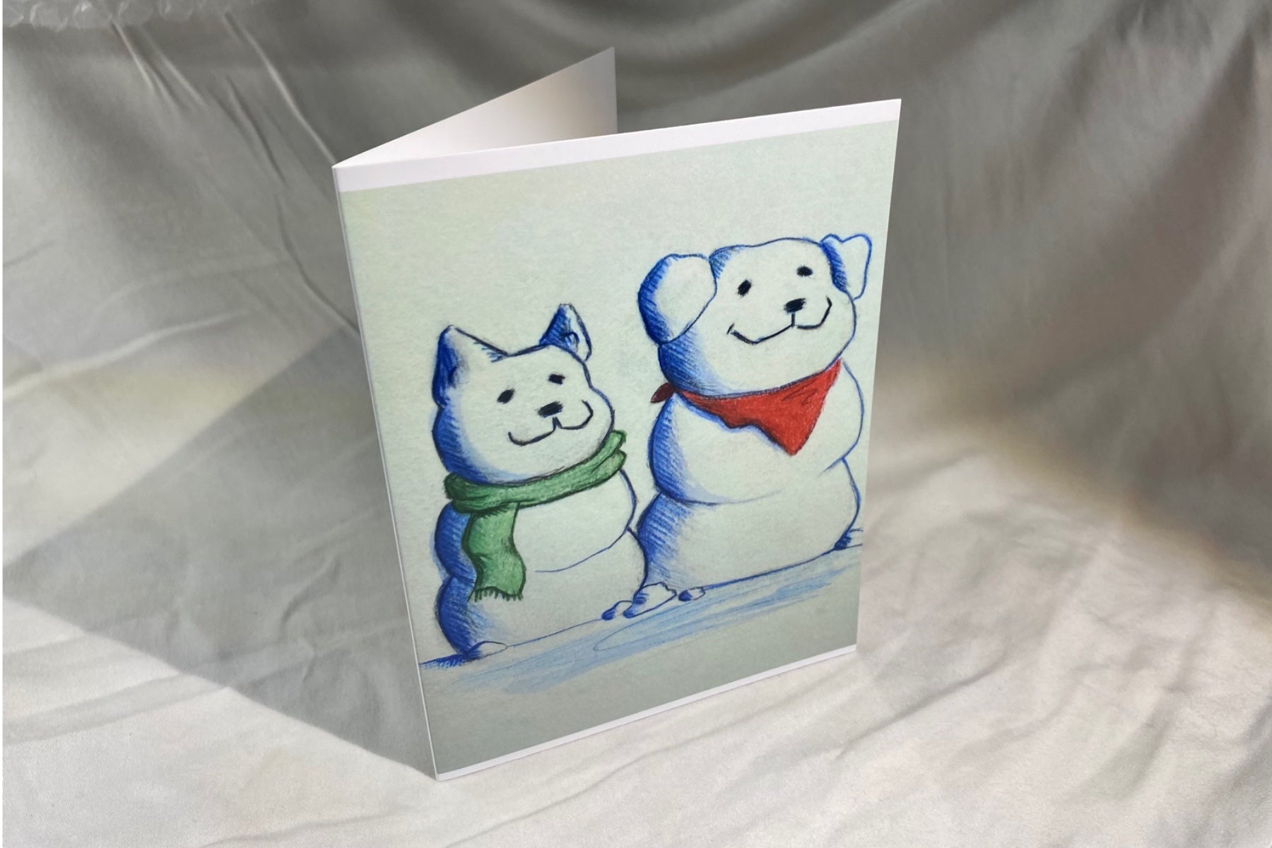 Snow Friends Greeting Card